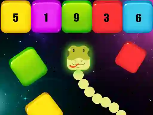 Mchezo Snake Blocks and Numbers online