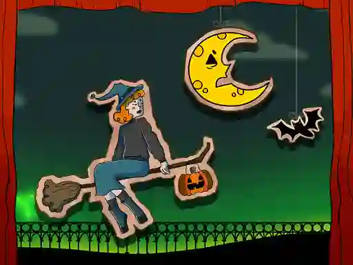 Mchezo Halloween Witch Fly online