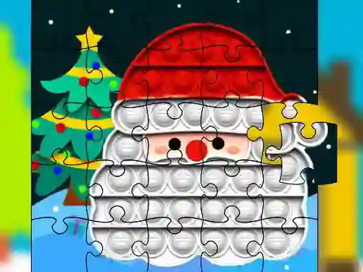 Mchezo Christmas Pop It Jigsaw online