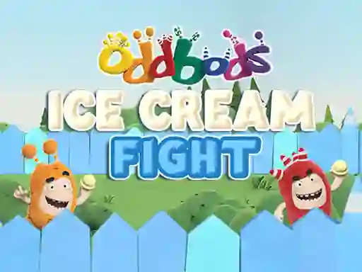 Mchezo Oddbods Ice Cream Fight online
