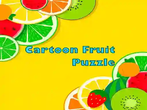 Mchezo Cartoon Fruit Puzzle online
