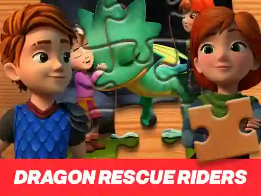Mchezo Dragon Rescue Riders Jigsaw Puzzle online