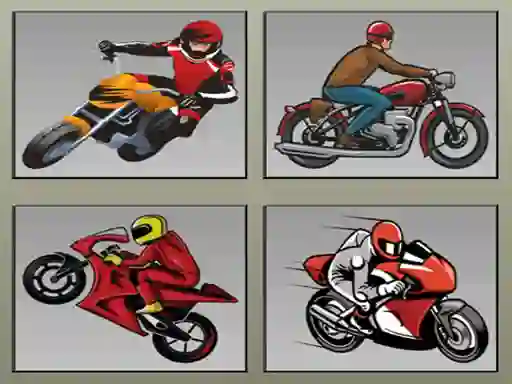 Mchezo Racing Motorcycles Memory online