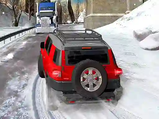 Mchezo Heavy Jeep Winter Driving online