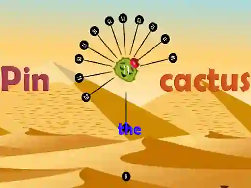 Mchezo Pin the cactus online