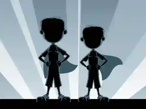 Mchezo Little Superheroes Match 3 online