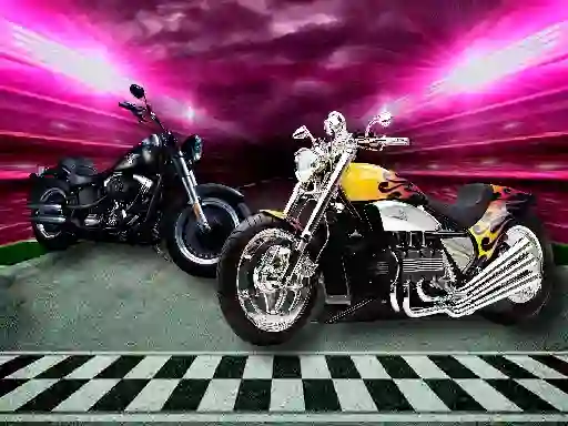 Mchezo Motorbike Puzzle Challenge online