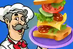 Mchezo Sandwich Baker online