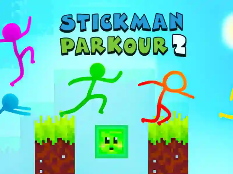 Mchezo Stickman Parkour 2 online