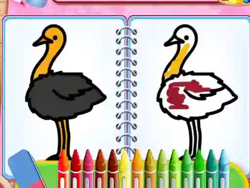 Mchezo Coloring Birds Game online
