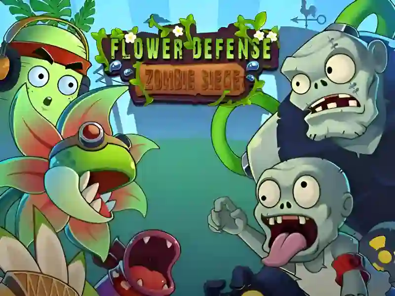 Mchezo Flower Defense Zombie Siege online