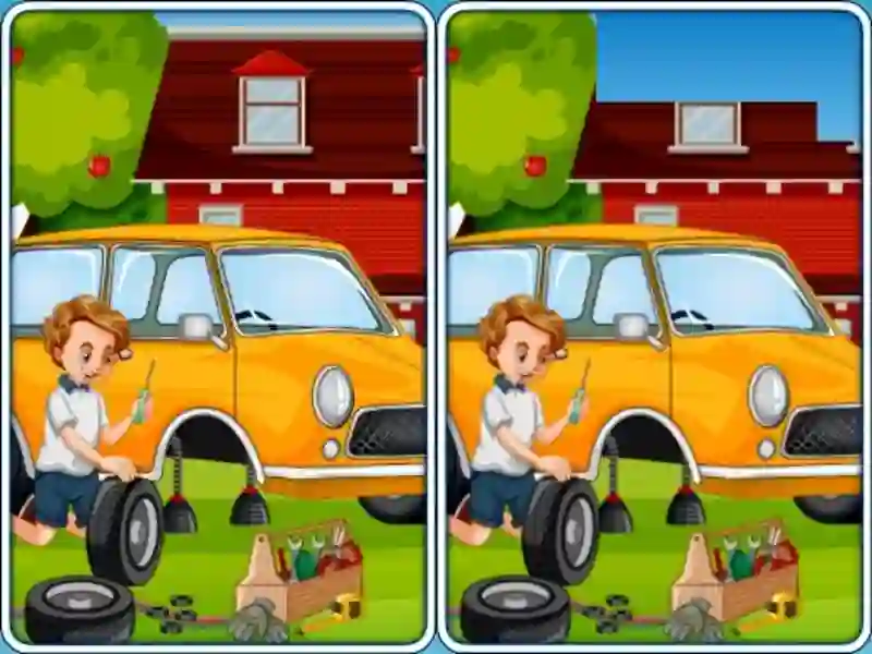 Mchezo Car Garage Differences online