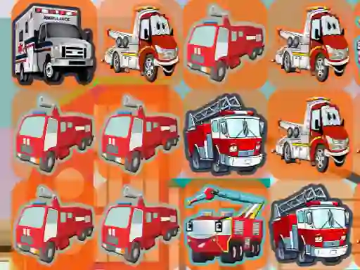 Mchezo Emergency Trucks Match 3 online