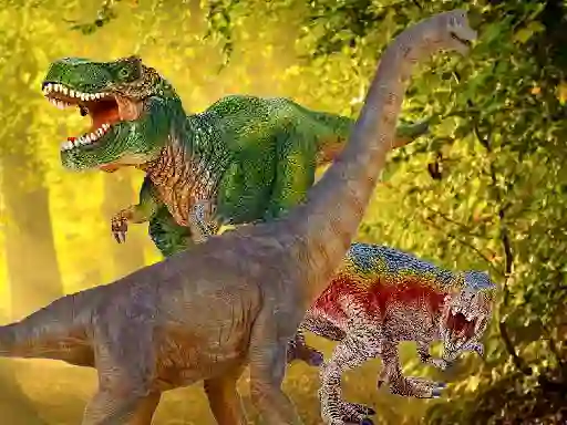 Mchezo World Of Dinosaurs Jigsaw online