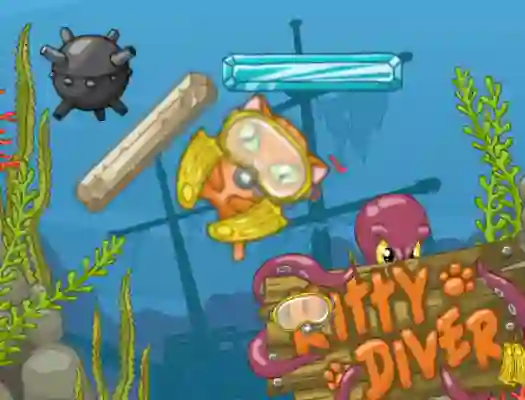 Mchezo Kitty Diver online