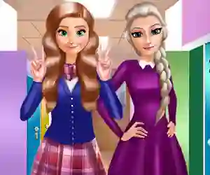 Mchezo Sisters Back to School online