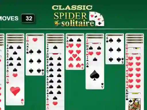 Mchezo Classic Spider Solitaire online