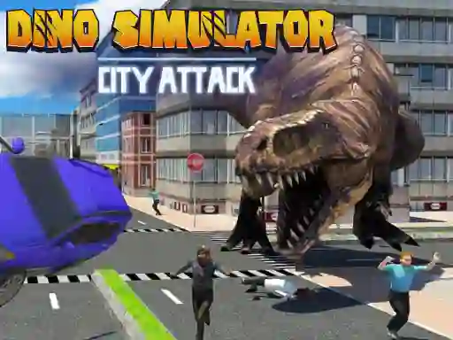 Mchezo Dino Simulator City Attack online