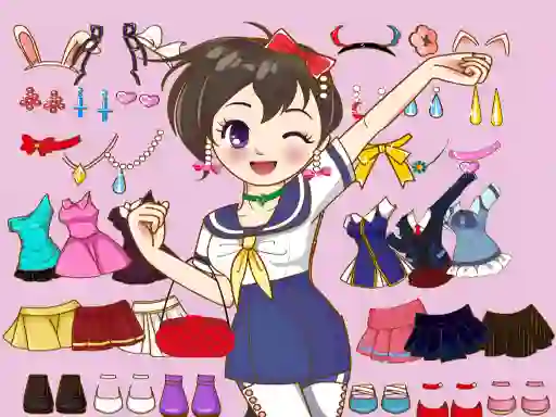 Mchezo Anime Dress Up Mania online
