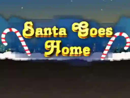 Mchezo Santa goes home online