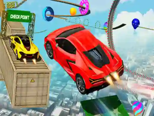 Mchezo Crazy Car Stunt Descent GT online