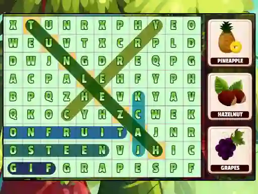 Mchezo Word Search Fruits online