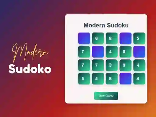 Mchezo Modern Sudoku online
