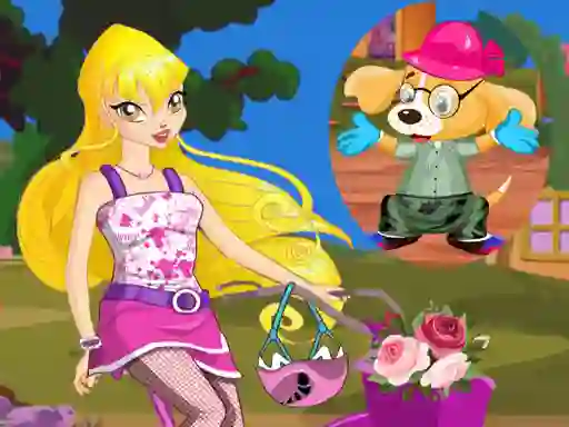 Mchezo Winx Stella and Puppy online