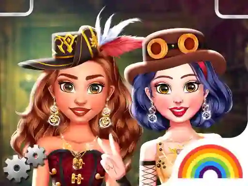 Mchezo Princess Girls Steampunk Rivalry online