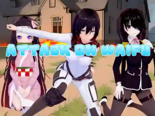 Mchezo Attack On Waifu Clicker online