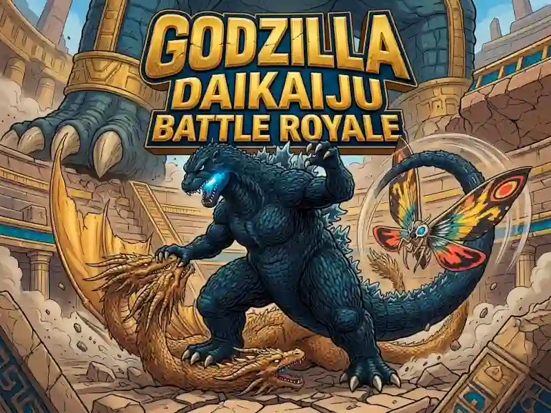 Mchezo Godzilla Daikaiju Battle Royale online