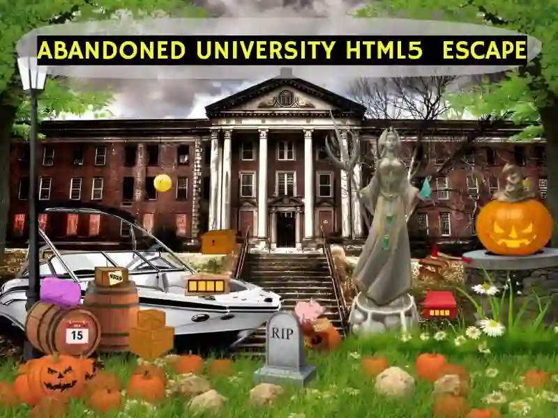 Mchezo Abandoned University Html5 Escape online