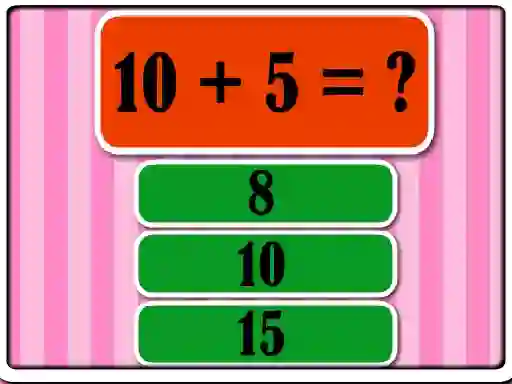 Mchezo Math Test Challenge online