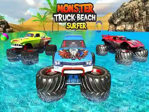 Mchezo Monster Truck Beach Surfing online