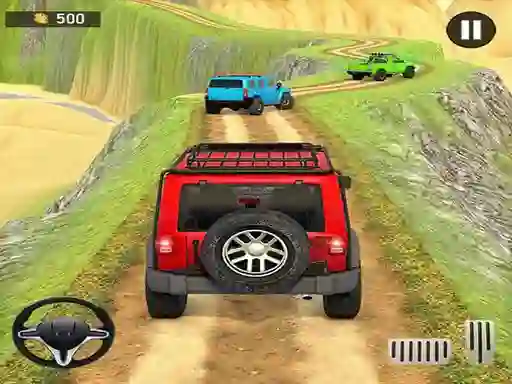 Mchezo Offroad jeep driving online