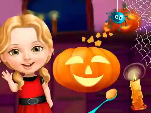 Mchezo Sweet Baby Girl Halloween Fun online