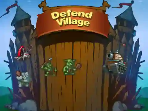 Mchezo Defend Village online
