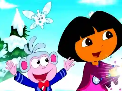Mchezo Dora Find 5 Differences online