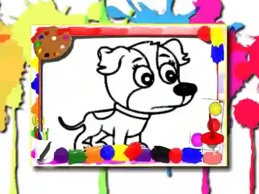 Mchezo Dogs Coloring Book online