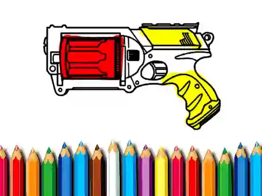 Mchezo Back To School: Nerf Coloring Book online