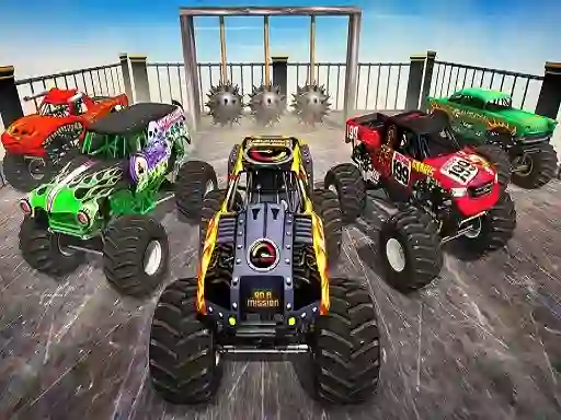 Mchezo Monster Truck Impossible Stunt Track online