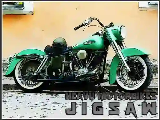Mchezo Heavy Motorbikes Jigsaw online