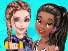 Mchezo Princesses Workout Buddies online