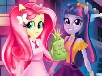 Mchezo Equestria Girls First Day at School online
