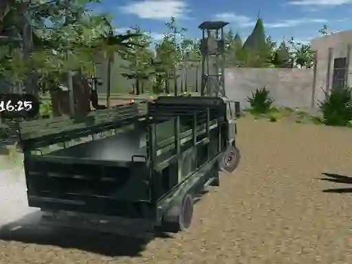 Mchezo Offroad Truck Army Driving online