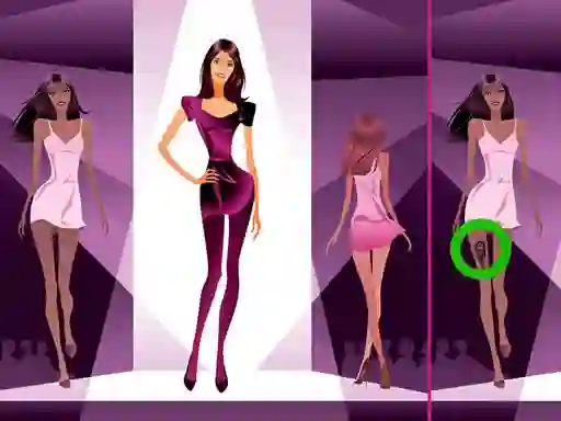 Mchezo Fashion Models Differences online