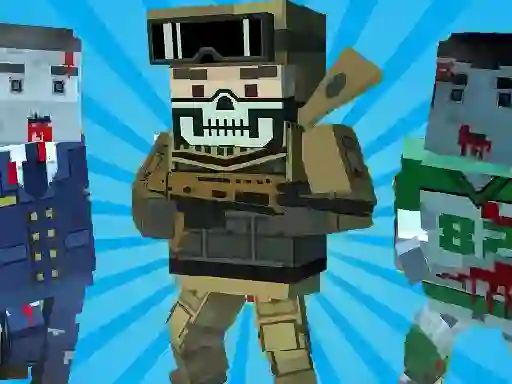 Mchezo Blocky Shooting Arena 3D Pixel online