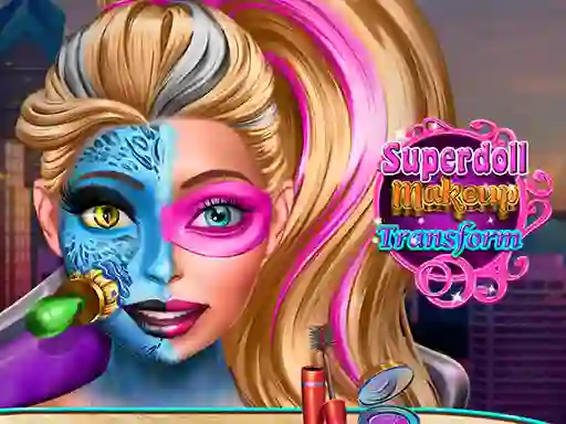 Mchezo Super Doll Makeup Transform online