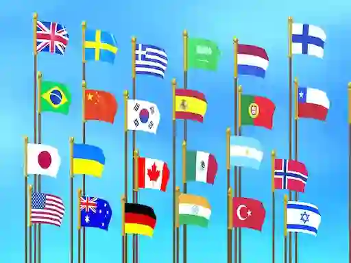 Mchezo Flag Puzzle Jam: Collect Flags online