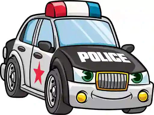 Mchezo Cartoon Police Cars online